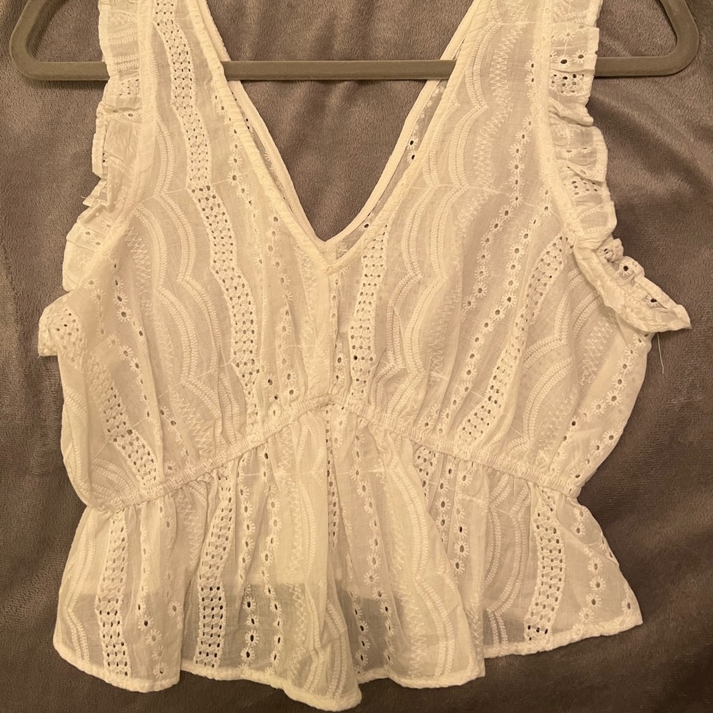 Forever 21 Lace Crop Top